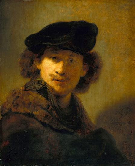 Rembrandt Peale Self Portrait with Velvet Beret Germany oil painting art